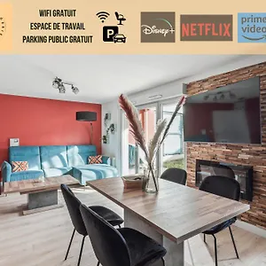 Comfort And Tranquility Near Lyon And Groupama Stadium, 4 Personnes Appartement Meyzieu